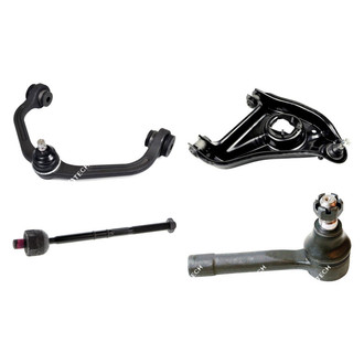 Mevotech® - Original Grade™ Front Driver Side Lower and Upper Control Arm with Ball Joint and Tie Rod End Kit