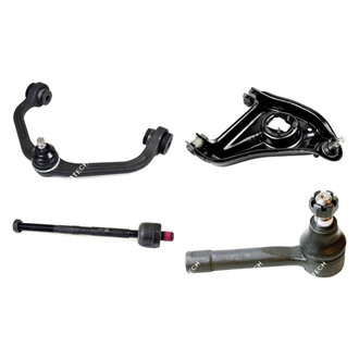 Mevotech® - Original Grade™ Front Driver Side Lower and Upper Control Arm with Ball Joint and Tie Rod End Kit