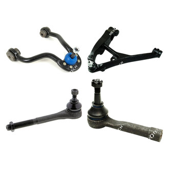 Mevotech® - Original Grade™ Front Driver Side Lower and Upper Control Arm with Ball Joint and Tie Rod End Kit