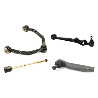 Mevotech® - Original Grade™ Front Driver Side Lower and Upper Control Arm with Ball Joint and Tie Rod End Kit