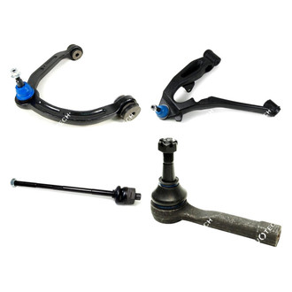 Mevotech® - Original Grade™ Front Driver Side Lower and Upper Control Arm with Ball Joint and Tie Rod End Kit