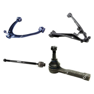 Mevotech® - Original Grade™ Front Driver Side Lower and Upper Control Arm with Ball Joint and Tie Rod End Kit