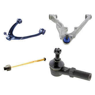 Mevotech® - Original Grade™ Front Driver Side Lower and Upper Control Arm with Ball Joint and Tie Rod End Kit