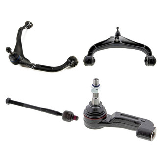 Mevotech® - Original Grade™ Front Driver Side Lower and Upper Control Arm with Ball Joint and Tie Rod End Kit