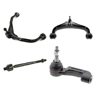 Mevotech® - Original Grade™ Front Driver Side Lower and Upper Control Arm with Ball Joint and Tie Rod End Kit