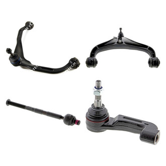 Mevotech® - Original Grade™ Front Driver Side Lower and Upper Control Arm with Ball Joint and Tie Rod End Kit