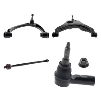 Mevotech® - Original Grade™ Front Driver Side Lower and Upper Control Arm with Ball Joint and Tie Rod End Kit
