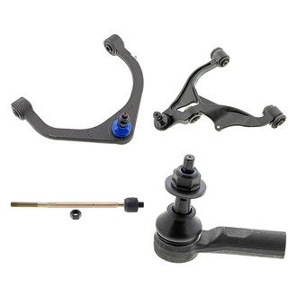 Mevotech® - Original Grade™ Front Driver Side Lower and Upper Control Arm with Ball Joint and Tie Rod End Kit