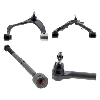 Mevotech® - Original Grade™ Front Driver Side Lower and Upper Control Arm with Ball Joint and Tie Rod End Kit