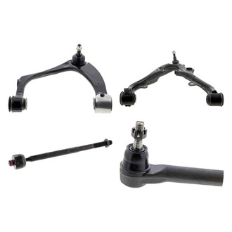Mevotech® - Original Grade™ Front Driver Side Lower and Upper Control Arm with Ball Joint and Tie Rod End Kit
