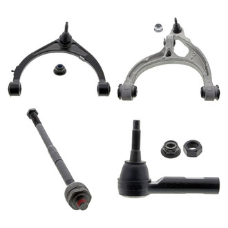 Mevotech® - Original Grade™ Front Driver Side Lower and Upper Control Arm with Ball Joint and Tie Rod End Kit