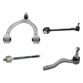 Mevotech® - Original Grade™ Front Driver Side Lower and Upper Control Arm with Ball Joint and Tie Rod End Kit