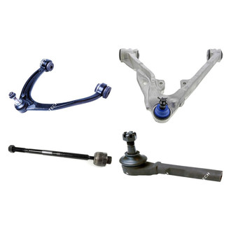 Mevotech® - Original Grade™ Front Driver Side Lower and Upper Control Arm with Ball Joint and Tie Rod End Kit