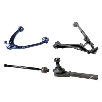 Mevotech® - Original Grade™ Front Driver Side Lower and Upper Control Arm with Ball Joint and Tie Rod End Kit