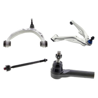 Mevotech® - Original Grade™ Front Driver Side Lower and Upper Control Arm with Ball Joint and Tie Rod End Kit