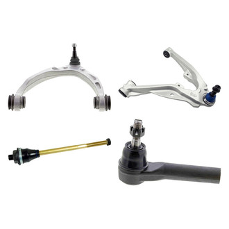 Mevotech® - Original Grade™ Front Driver Side Lower and Upper Control Arm with Ball Joint and Tie Rod End Kit