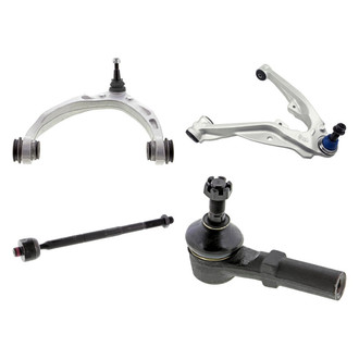 Mevotech® - Original Grade™ Front Driver Side Lower and Upper Control Arm with Ball Joint and Tie Rod End Kit