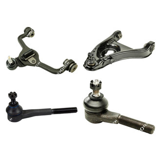 Mevotech® - Original Grade™ Front Driver Side Lower and Upper Control Arm with Ball Joint and Tie Rod End Kit