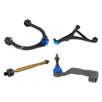 Mevotech® - Original Grade™ Front Driver Side Lower and Upper Control Arm with Ball Joint and Tie Rod End Kit
