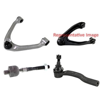 Mevotech® - Original Grade™ Front Driver Side Lower and Upper Control Arm with Ball Joint and Tie Rod End Kit