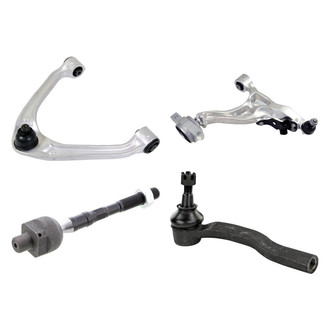 Mevotech® - Original Grade™ Front Driver Side Lower and Upper Control Arm with Ball Joint and Tie Rod End Kit