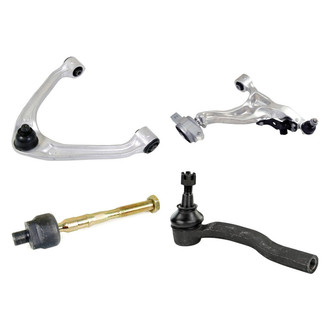 Mevotech® - Original Grade™ Front Driver Side Lower and Upper Control Arm with Ball Joint and Tie Rod End Kit
