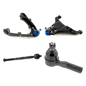 Mevotech® - Original Grade™ Front Driver Side Lower and Upper Control Arm with Ball Joint and Tie Rod End Kit