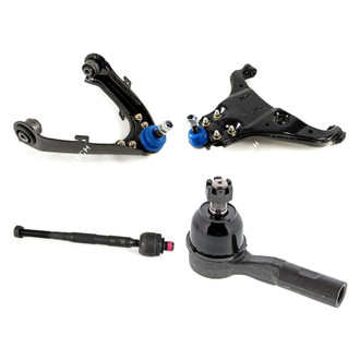 Mevotech® - Original Grade™ Front Driver Side Lower and Upper Control Arm with Ball Joint and Tie Rod End Kit