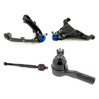 Mevotech® - Original Grade™ Front Driver Side Lower and Upper Control Arm with Ball Joint and Tie Rod End Kit