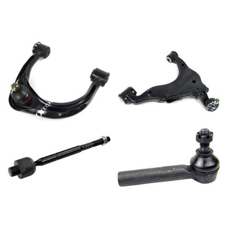Mevotech® - Original Grade™ Front Driver Side Lower and Upper Control Arm with Ball Joint and Tie Rod End Kit