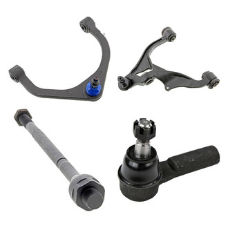 Mevotech® - Original Grade™ Front Driver Side Lower and Upper Control Arm with Ball Joint and Tie Rod End Kit