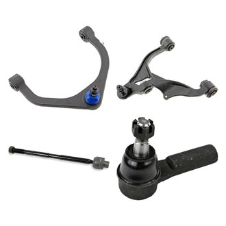 Mevotech® - Original Grade™ Front Driver Side Lower and Upper Control Arm with Ball Joint and Tie Rod End Kit