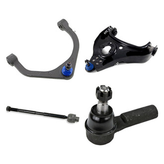 Mevotech® - Original Grade™ Front Driver Side Lower and Upper Control Arm with Ball Joint and Tie Rod End Kit