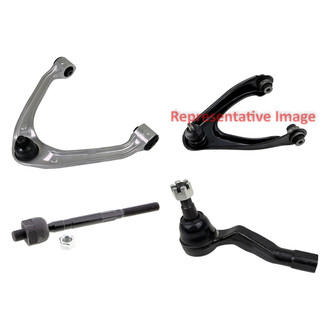 Mevotech® - Original Grade™ Front Driver Side Lower and Upper Control Arm with Ball Joint and Tie Rod End Kit
