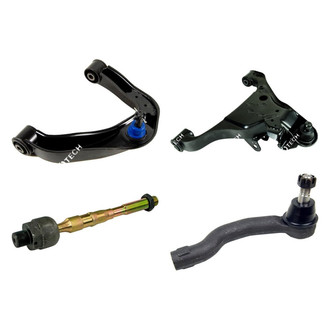 Mevotech® - Original Grade™ Front Driver Side Lower and Upper Control Arm with Ball Joint and Tie Rod End Kit