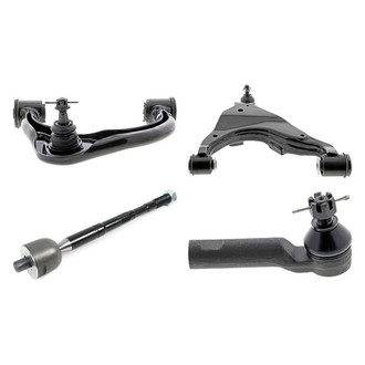 Mevotech® - Original Grade™ Front Driver Side Lower and Upper Control Arm with Ball Joint and Tie Rod End Kit