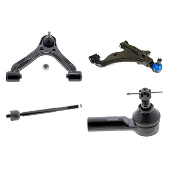 Mevotech® - Original Grade™ Front Driver Side Lower and Upper Control Arm with Ball Joint and Tie Rod End Kit