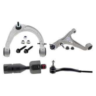 Mevotech® - Original Grade™ Front Driver Side Lower and Upper Control Arm with Ball Joint and Tie Rod End Kit