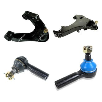 Mevotech® - Original Grade™ Front Driver Side Lower and Upper Control Arm with Ball Joint and Tie Rod End Kit
