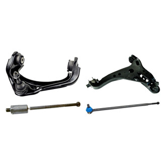Mevotech® - Original Grade™ Front Driver Side Lower and Upper Control Arm with Ball Joint and Tie Rod End Kit