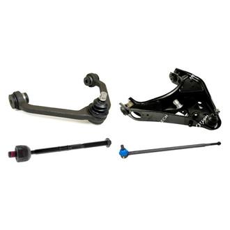 Mevotech® - Original Grade™ Front Driver Side Lower and Upper Control Arm with Ball Joint and Tie Rod End Kit