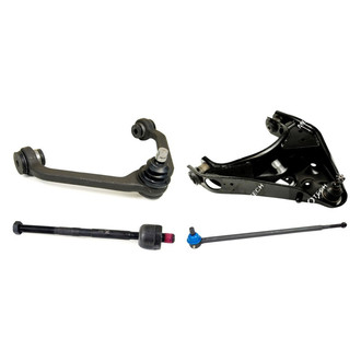 Mevotech® - Original Grade™ Front Driver Side Lower and Upper Control Arm with Ball Joint and Tie Rod End Kit