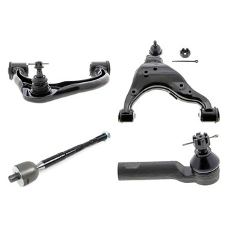 Mevotech® - Original Grade™ Front Driver Side Lower and Upper Control Arm with Ball Joint and Tie Rod End Kit
