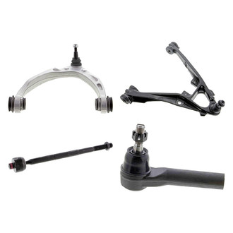 Mevotech® - Original Grade™ Front Driver Side Lower and Upper Control Arm with Ball Joint and Tie Rod End Kit