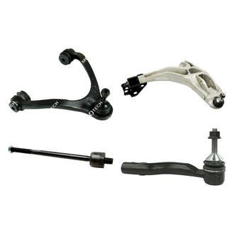 Mevotech® - Original Grade™ Front Driver Side Lower and Upper Control Arm with Ball Joint and Tie Rod End Kit
