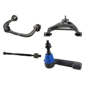 Mevotech® - Original Grade™ Front Driver Side Lower and Upper Control Arm with Ball Joint and Tie Rod End Kit