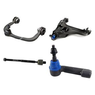 Mevotech® - Original Grade™ Front Driver Side Lower and Upper Control Arm with Ball Joint and Tie Rod End Kit