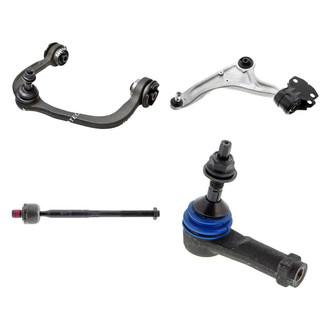 Mevotech® - Original Grade™ Front Driver Side Lower and Upper Control Arm with Ball Joint and Tie Rod End Kit