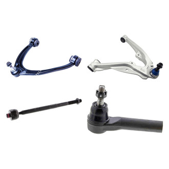 Mevotech® - Original Grade™ Front Driver Side Lower and Upper Control Arm with Ball Joint and Tie Rod End Kit