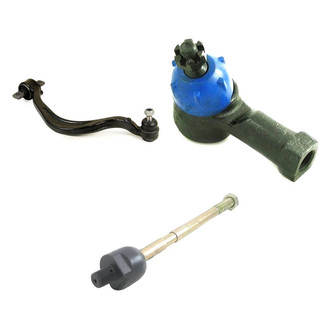 Mevotech® - Supreme™ Front Driver Side Lower Control Arm with Ball Joint and Tie Rod End Kit
